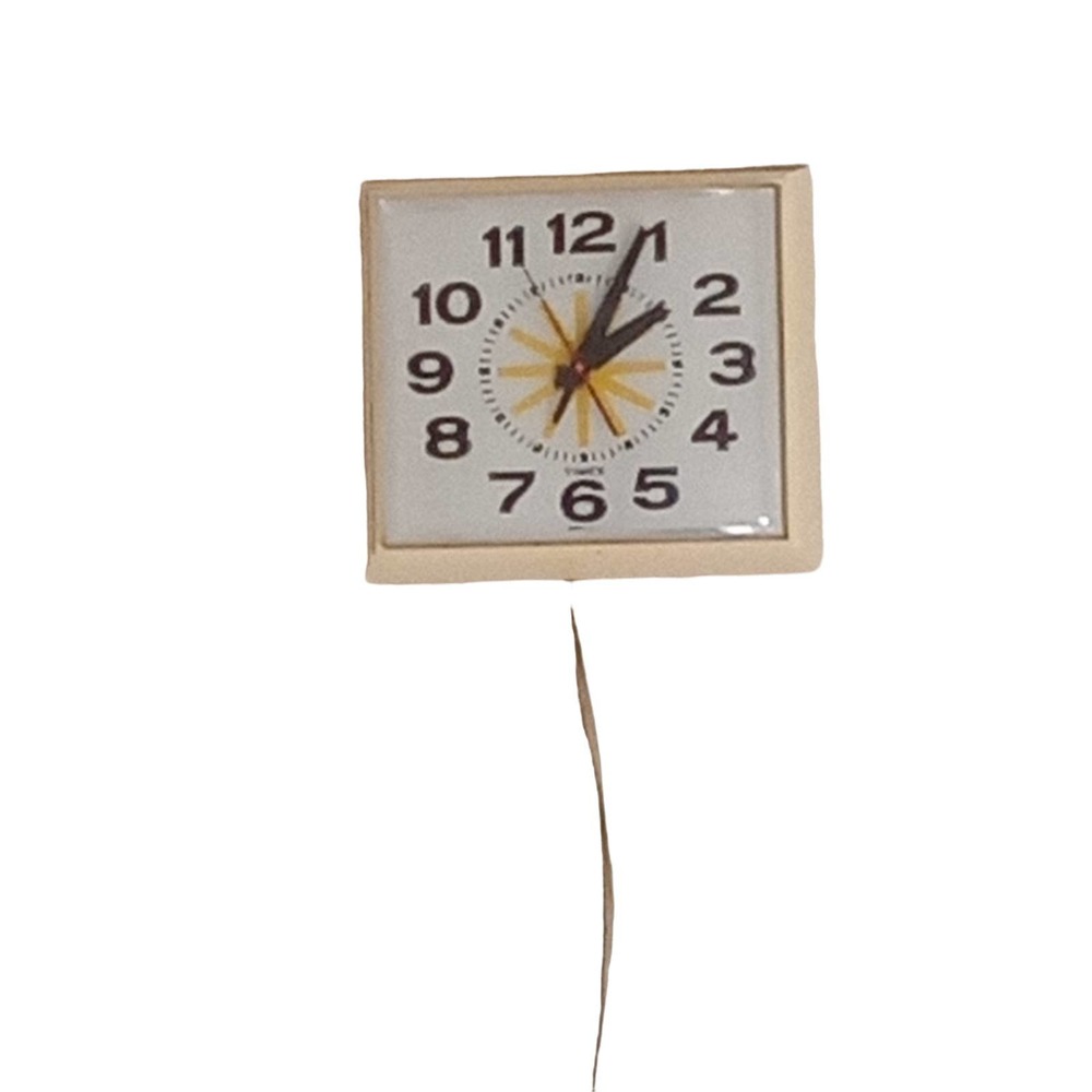 Vintage Timex Wall Clock (1970s)
